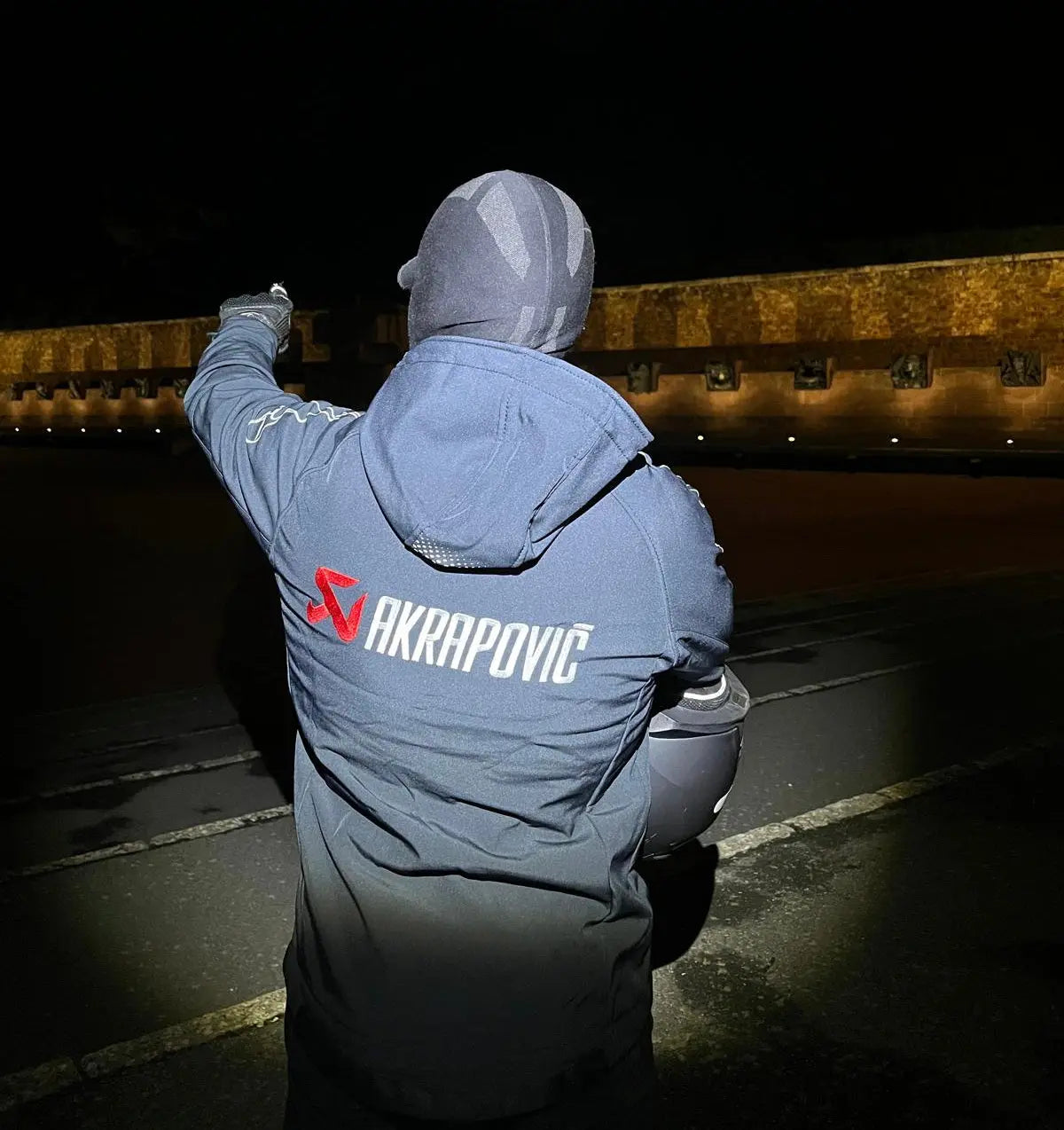 VESTE SOFTSHELL AKRAPOVIC  NOIR BAMO-France