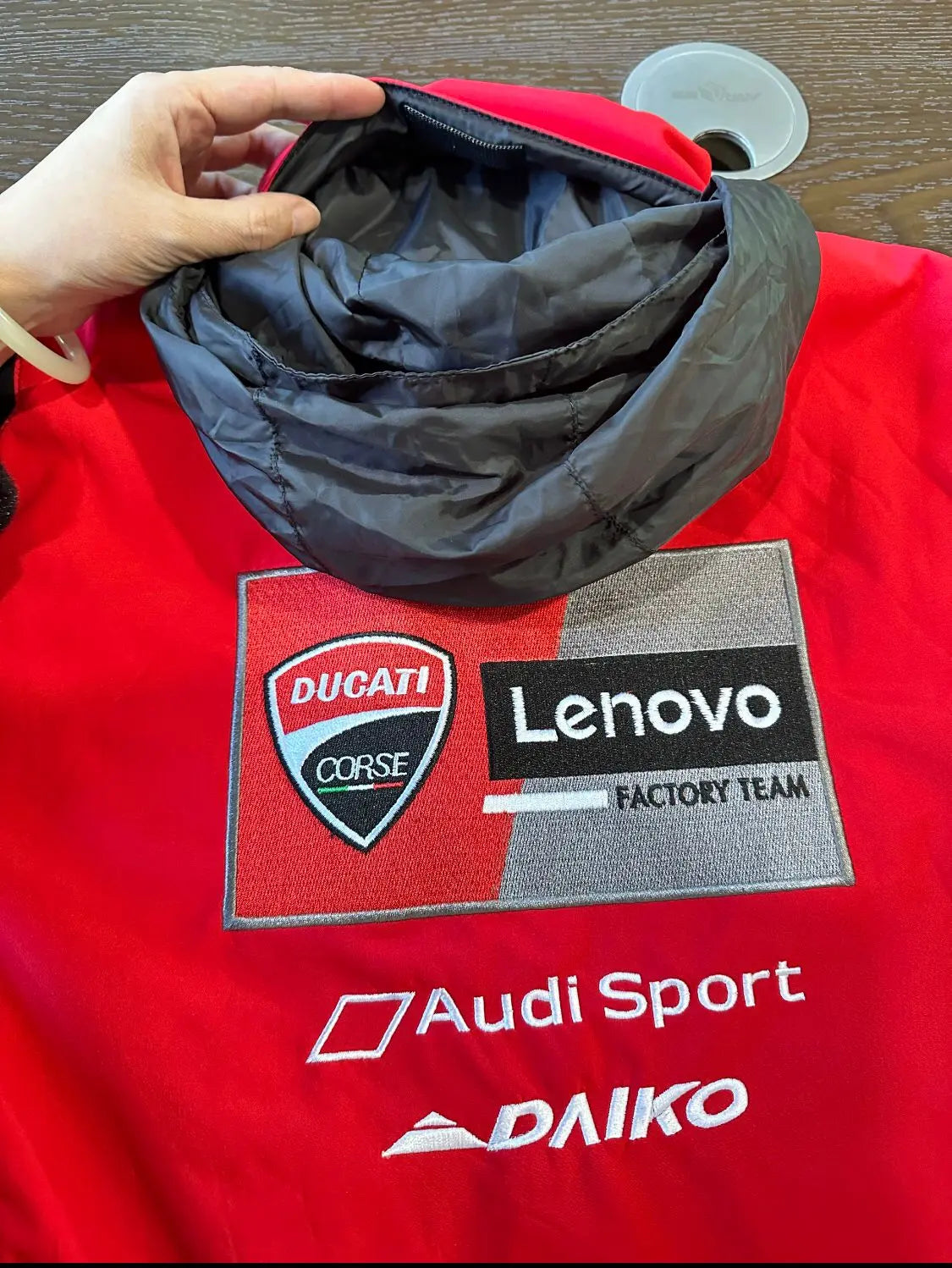 Veste Moto Softshell Ducati Lenovo Team – Édition Officielle MotoGP BAMO-France