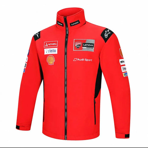 Veste Moto Softshell Ducati Lenovo Team – Édition Officielle MotoGP BAMO-France